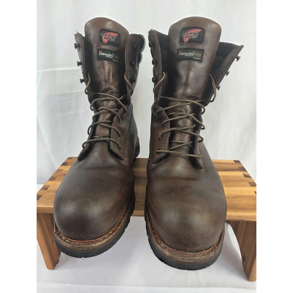 Red Wing Waterproof Thinsulate 400g Insulated Steel Toe Work Boots Men's 14 D